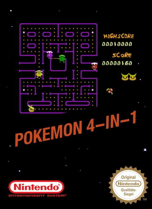 Pokemon 4-in-1 (China) (En,Zh) (Unlicensed)